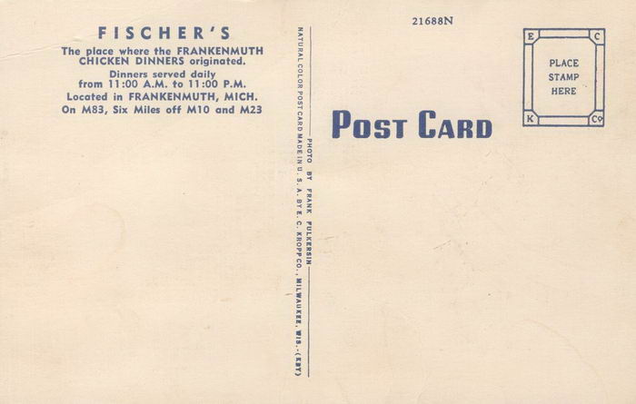 Fischers - Old Postcard